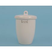 Crisoles porcelana altos 50 ml (58x43 mm) CPB-008. Caja 10 unidades