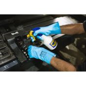 Guantes seguridad látex reutilizables talla L. Bolsa 10 pares