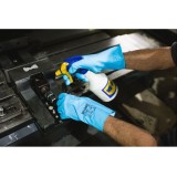 Reusable latex safety gloves size L. Bag of 12 pairs