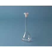 Matràs aforat vidre amb tap plàstic PP DDB-006. Capacitat 200 ml