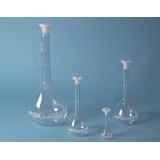 Matràs aforat vidre amb tap plàstic PP DDB-006. Capacitat 200 ml