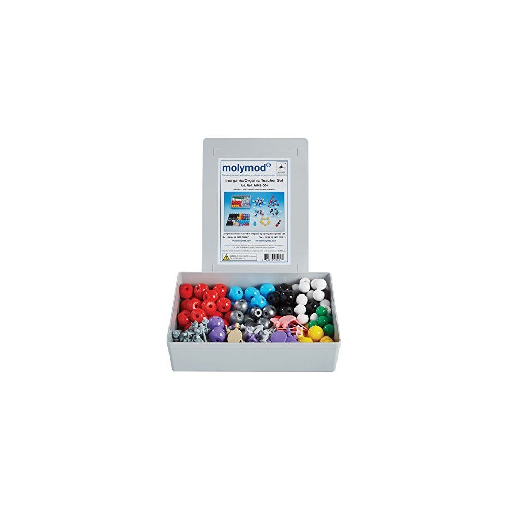 Modelos moleculares MMS-004. Química inorgánica y orgánica 106 átomos