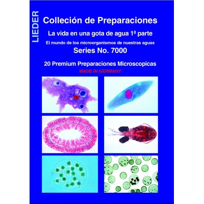 Preparaciones microscópicas L-7000. La vida en el agua I (25p)