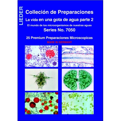 Preparaciones microscópicas L-7050. La vida en el agua II (25p)