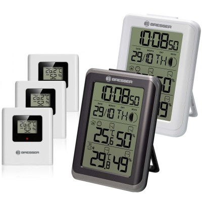 Wezzer L-50 digital indoor-outdoor thermometer. Remote sensor