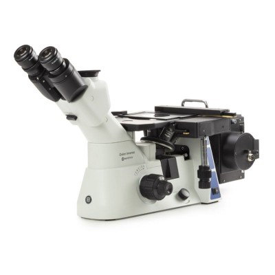Microscopio metalográfico Oxion OX-2653-PLM. Triocular 50x-500x