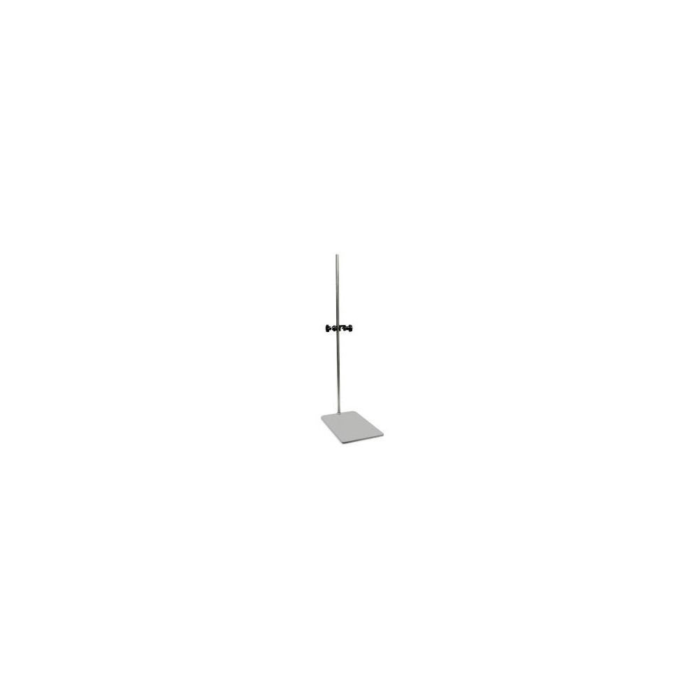 Soporte agitador varilla universal RSLAB LLF-001. Pie plato con nuez