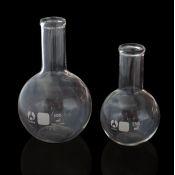 Matràs esfèric vidre fons pla normal. Capacitat 500 ml