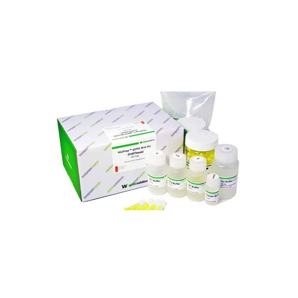 Kit extracció ADN WizPrep gDNA Mini Kit (Cell/Tissue). Capsa 100 proves