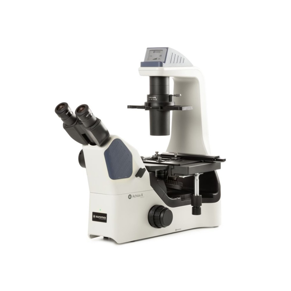 Microscopi Achios AI-1053-PLPHi. Bino-invers contrast fases 40x-400x