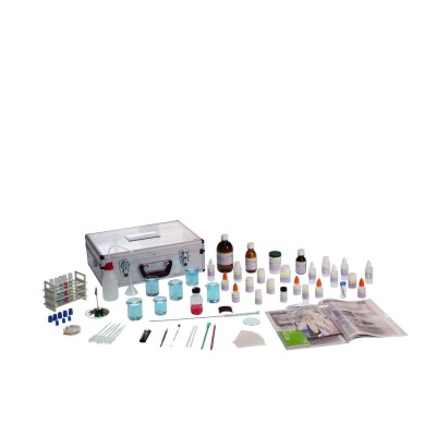 Kit química TEC-30002. Transformaciones químicas y físicas, 14 experimentos