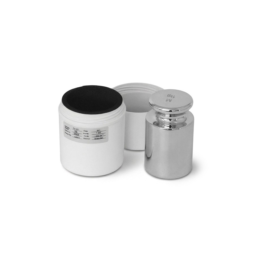 Peso masa balanzas OIML F2 KBV-003. Acero inoxidable 2 g