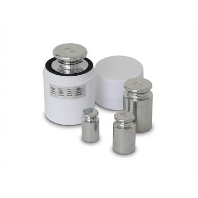 Pes massa balances OIML F2 KBV-003. Acer inoxidable 2 g