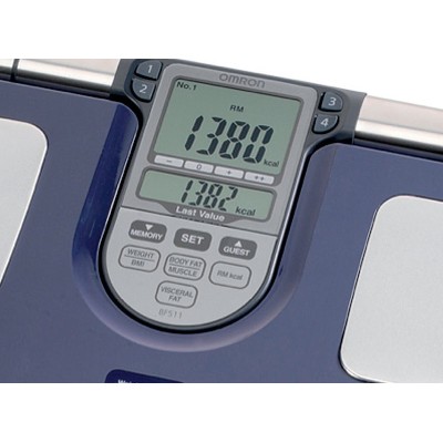 Báscula corporal Omron HBF-511B-E. Capacidad 150 kg en 100 g
