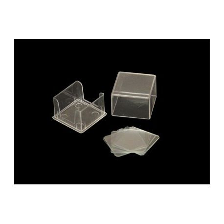 Covers 22x22 mm square counting chambers. Box 10 units