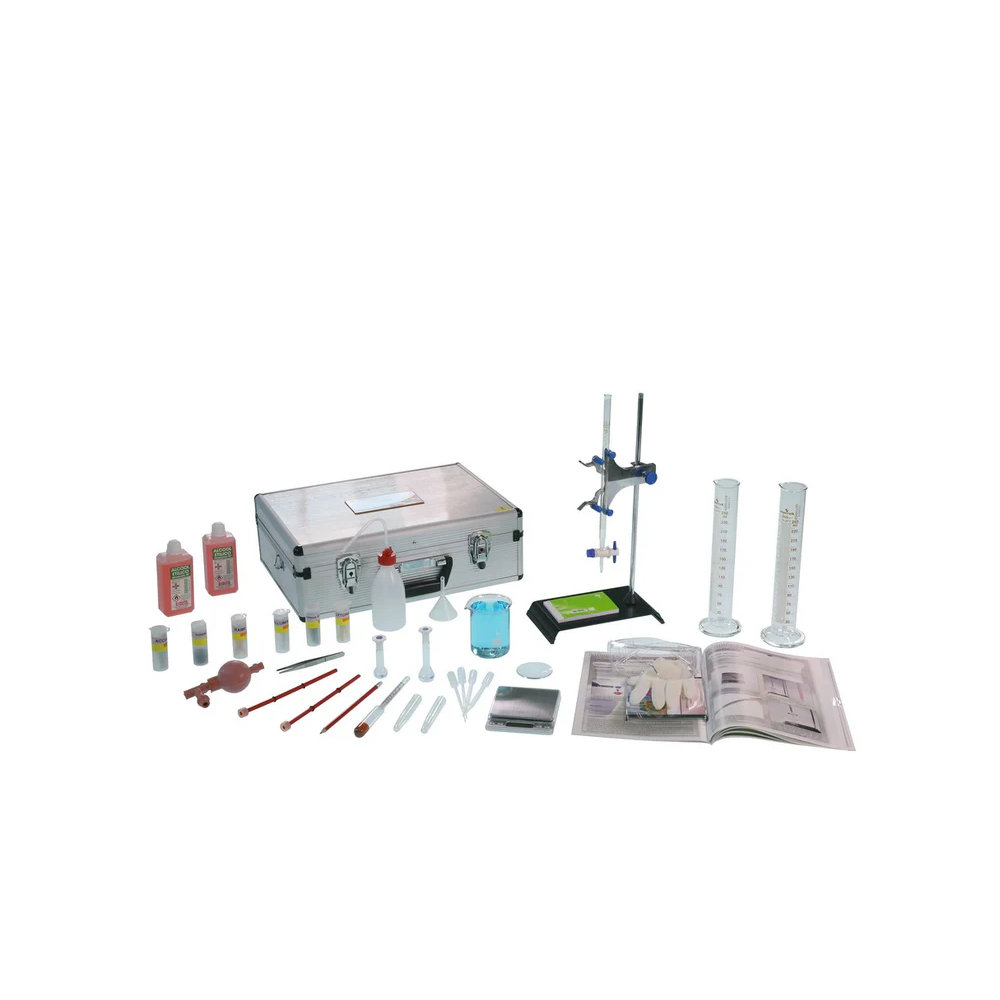 Kit química TEC-30005. La densidad, 4 experimentos