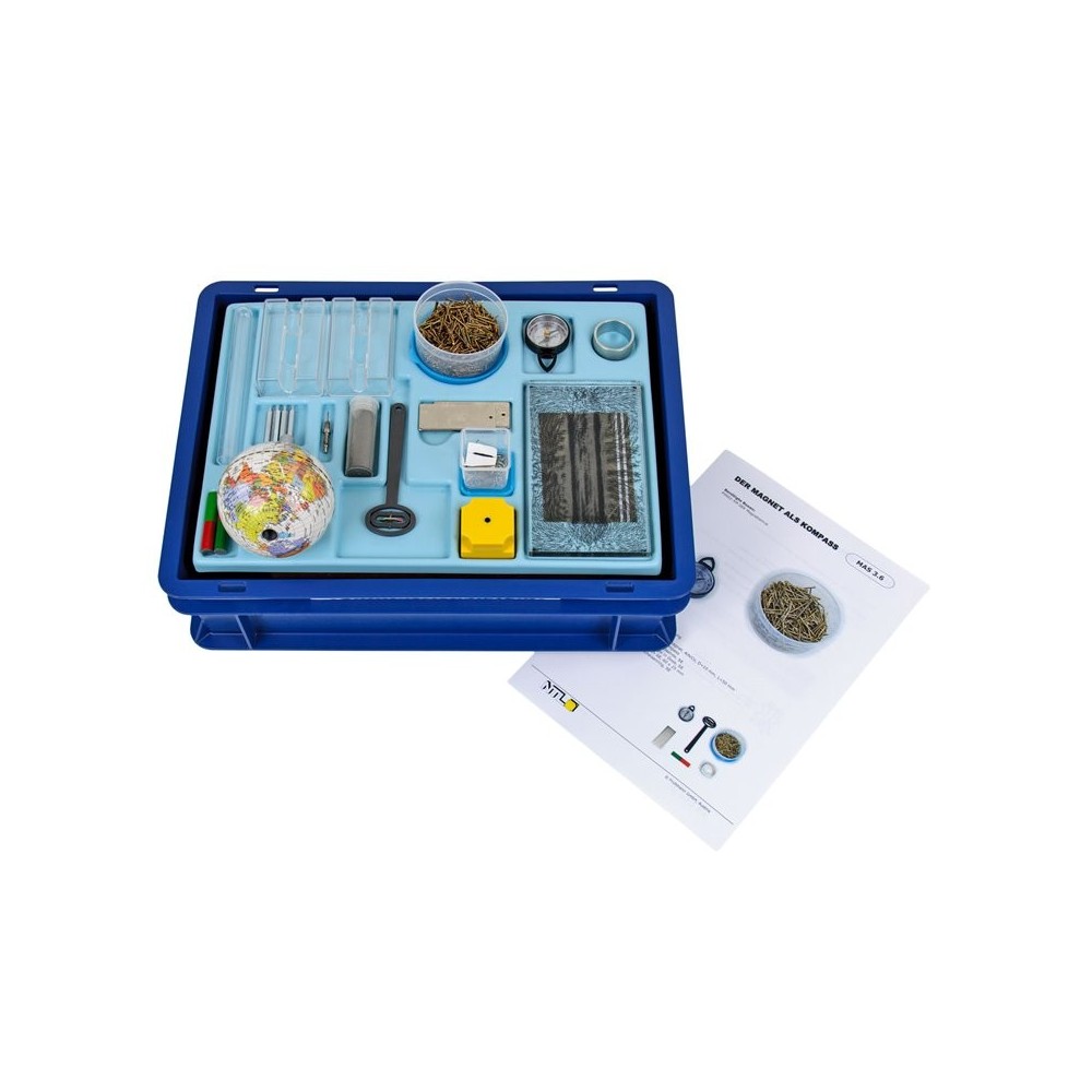 Equipo física NTL P9902-5M. Magnetismo, estuche 19 experimentos