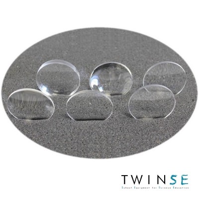Lents plàstic PMMA 40 mm DO-104023. F= +50/+100/+150/+250/-100/-200 mm