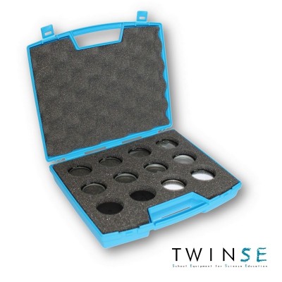 Lents vidre òptic 40 mm emmarcades DO-104021. Estoig 4+4+2+8 peces