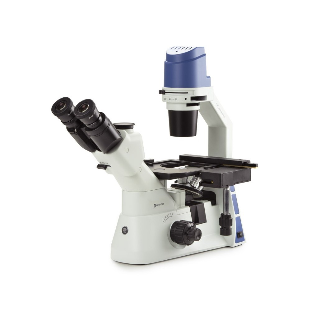 Oxion OX-2653-PLM metallographic microscope. Triocular 50x-500x
