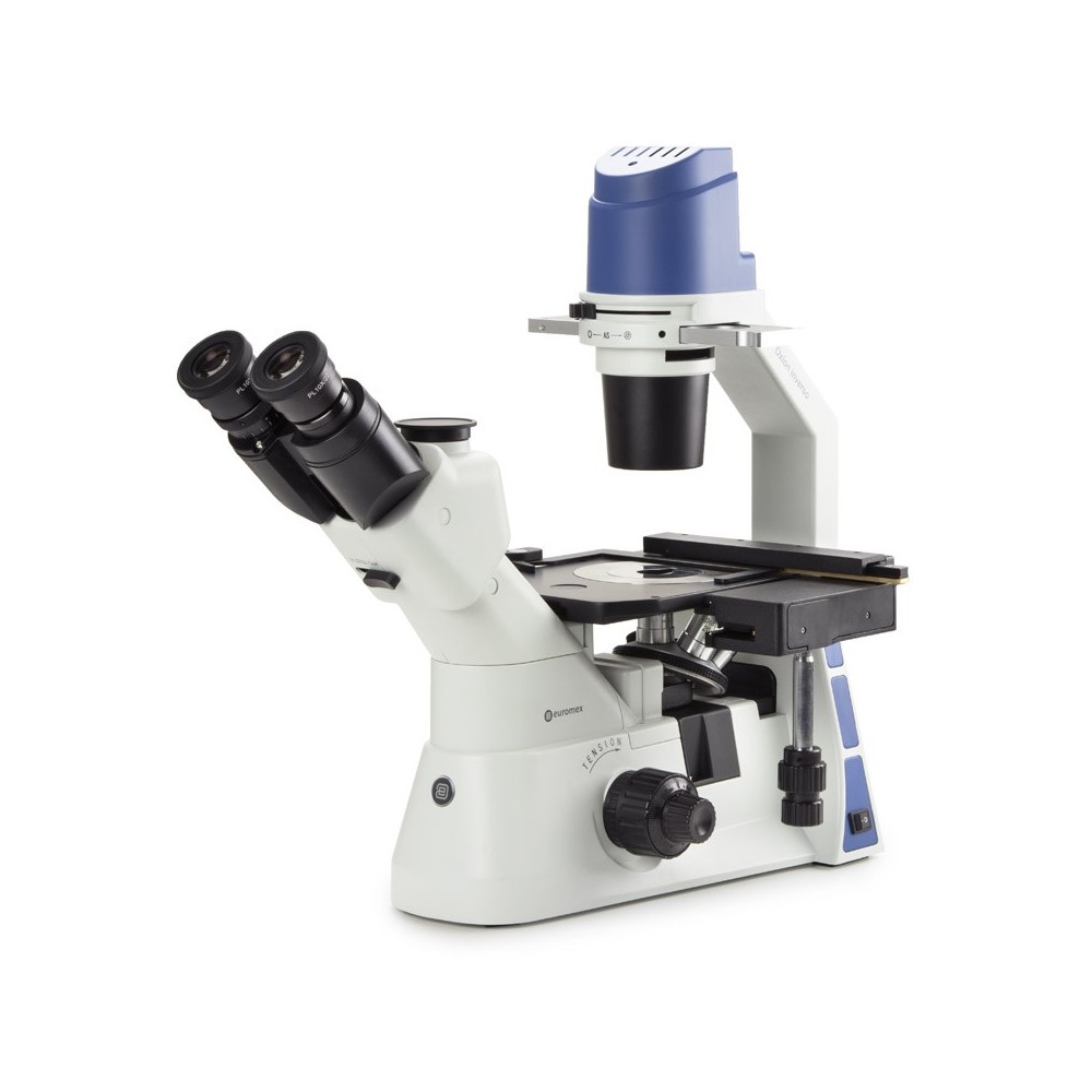 Oxion OX-2653-PLM metallographic microscope. Triocular 50x-500x