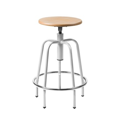 Laboratory stool with polypropylene seat B-11. Swivel 570-700 mm