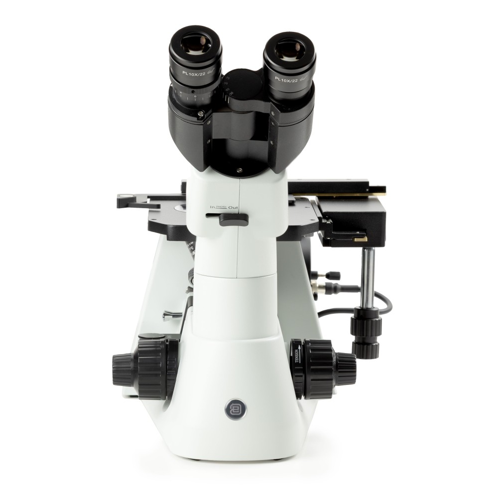 Oxion OX-2653-PLM metallographic microscope. Triocular 50x-500x