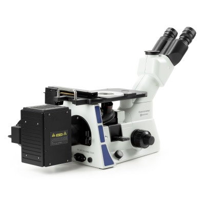 Oxion OX-2653-PLM metallographic microscope. Triocular 50x-500x