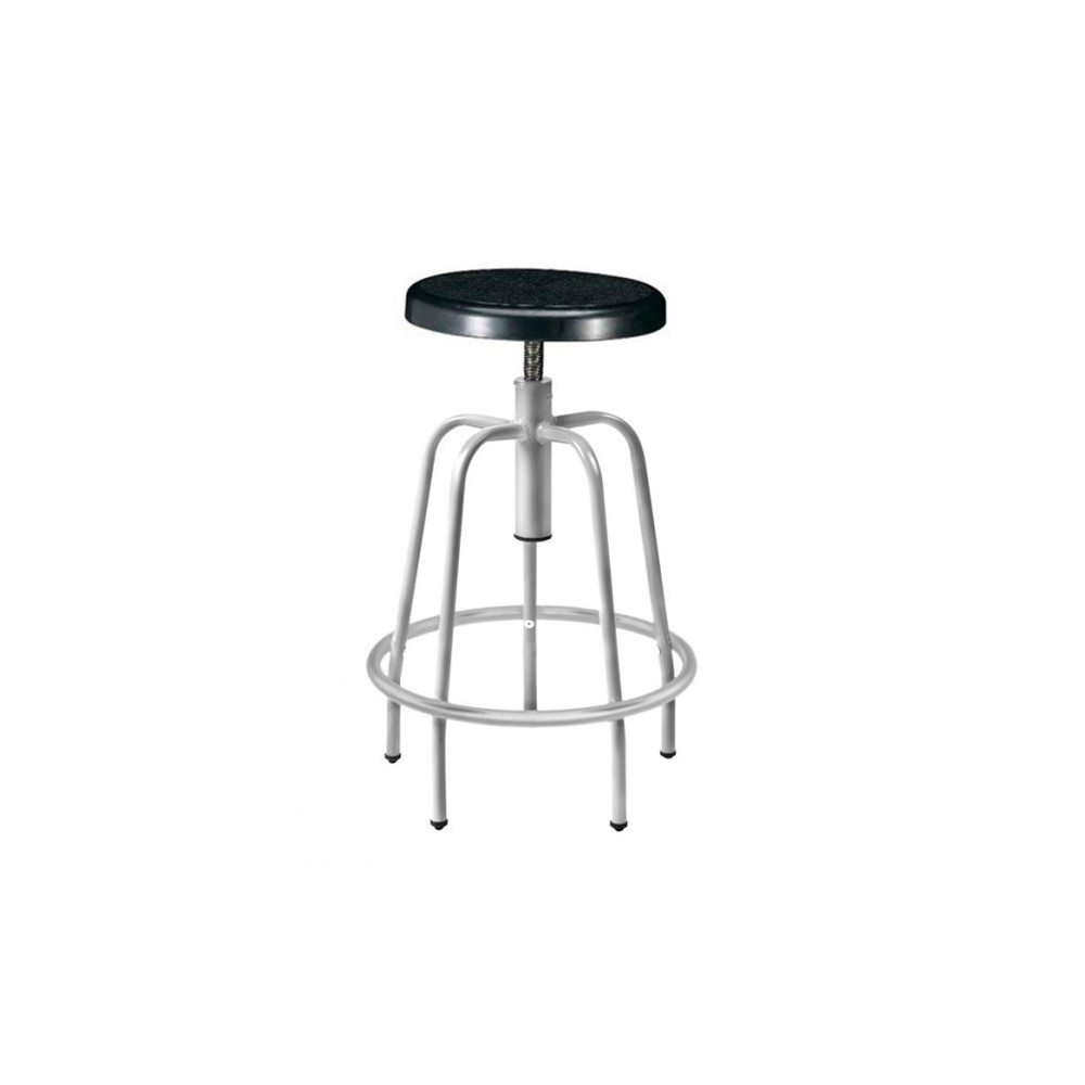 Laboratory stool with polypropylene seat B-11. Swivel 570-700 mm