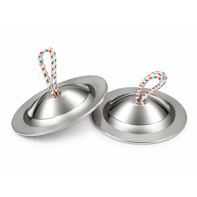 50 mm brass ear tags with rubber rings. Pair