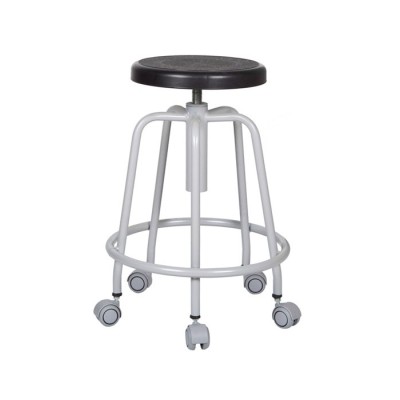 Laboratory stool with polypropylene seat B-11. Swivel 570-700 mm