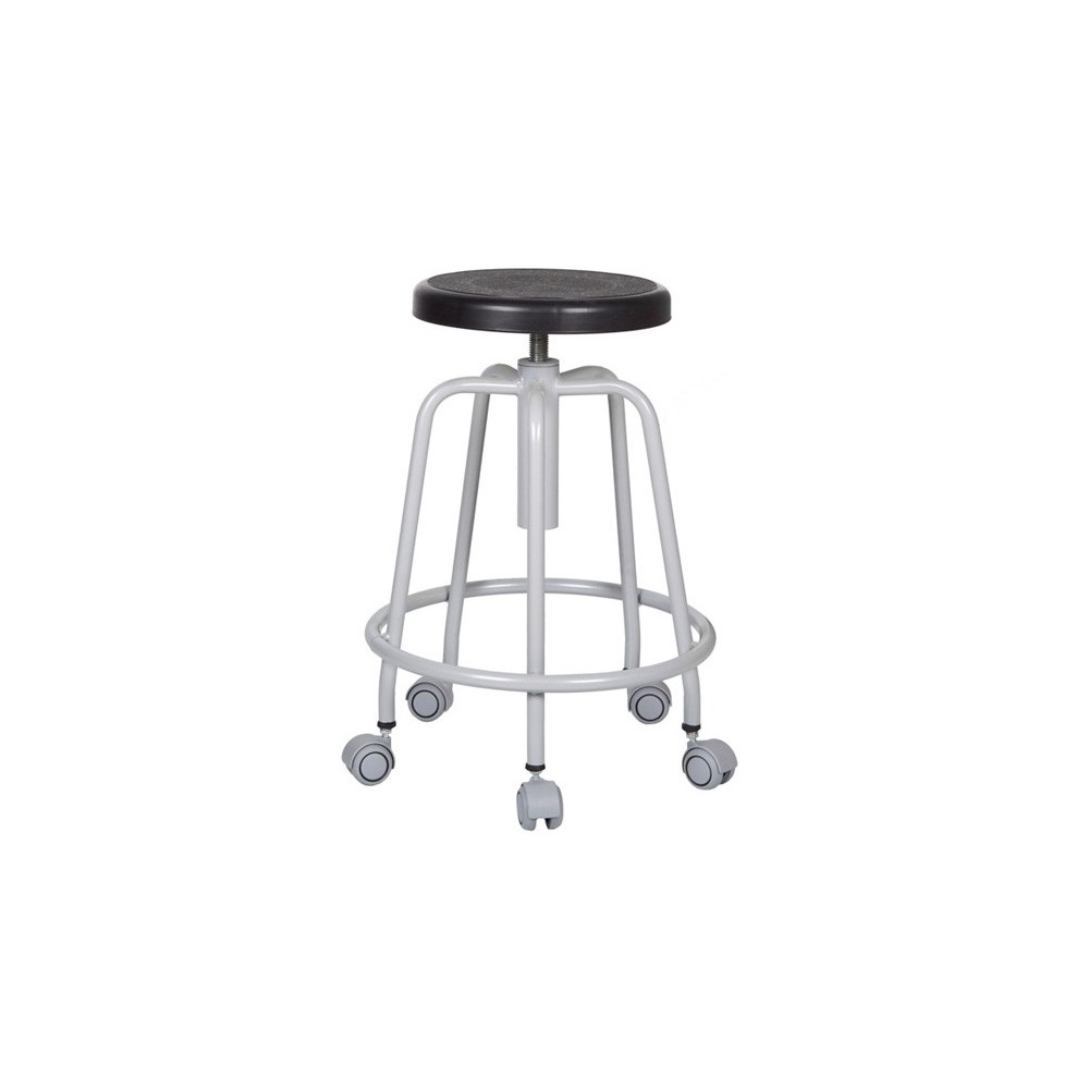 Laboratory stool with polypropylene seat B-11. Swivel 570-700 mm