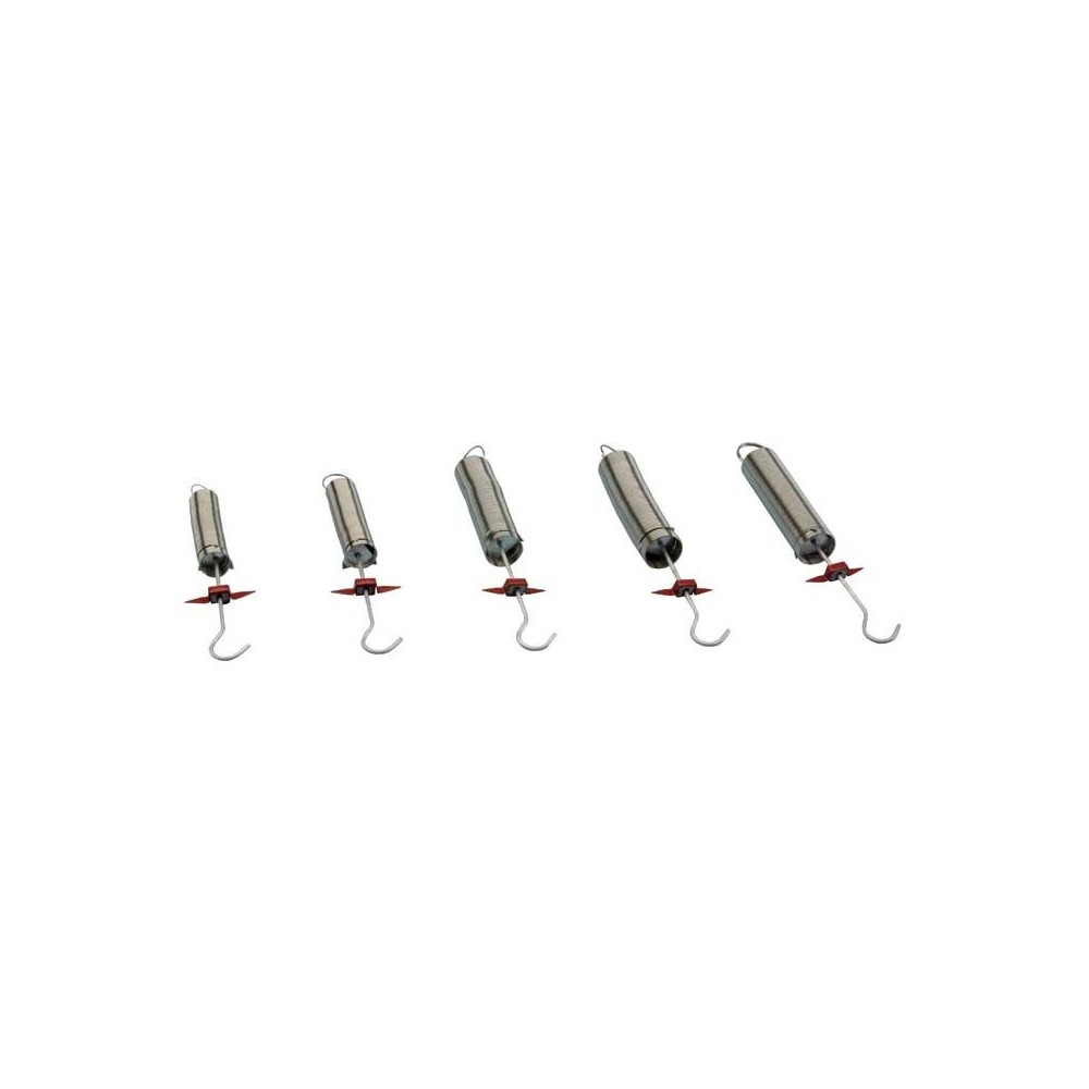 Molles helicoïdals llei de Hooke OK-8179. Capsa 5 unitats