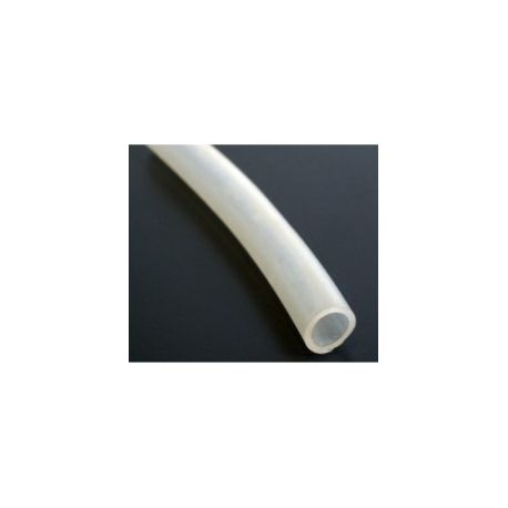 Tubo silicona transparente 5x8 mm. Longitud 1000 mm