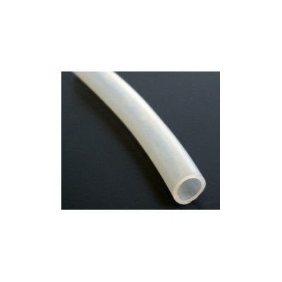 Tub silicona transparent 7x10 mm. Longitud 1000 mm