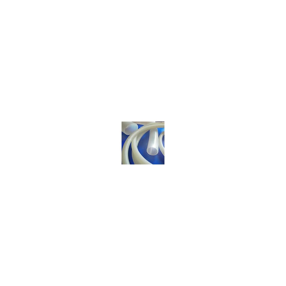 Tubo silicona transparente 8x12 mm. Longitud 1000 mm