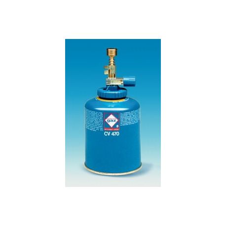 Labogaz gas lighter attachable cartridges with valve. Butane gas