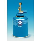 Cartutx gas butà de llençar amb vàlvula CV-470. Càrrega 450 g