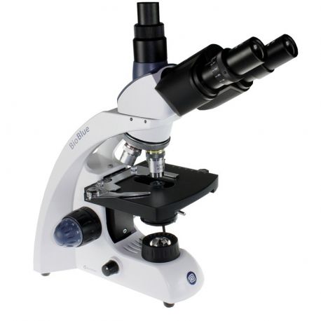 Microscopi semiplanoacromàtic Bioblue BB-4253. Triocular 40x-1000x