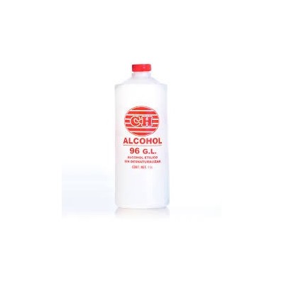 Alcohol etílic 96 graus antisèptic Gual. Flascó 1000 ml