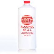 Alcohol etílico 96 grados antiséptico Gual. Frasco 1000 ml