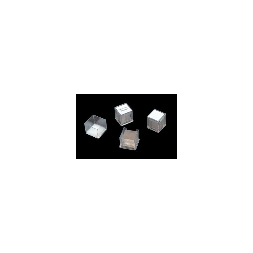 Cobreobjectes quadrats 20x20 mm. Capsa 100 unitats