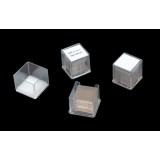 Cobreobjectes quadrats 20x20 mm. Capsa 100 unitats