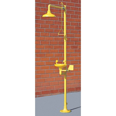 Dutxa i rentalls emergència CA-4220. Columna amb ruixadors ABS