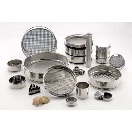 Tamís acer inoxidable 50x200 mm. Malles 0'056-0'045 mm 