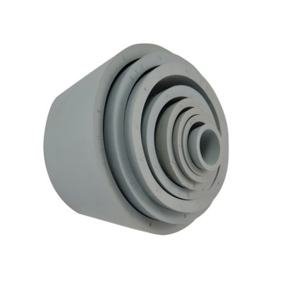 Junta cònica goma per a matrassos Kitasato N-3. Mides 33x21x24 mm