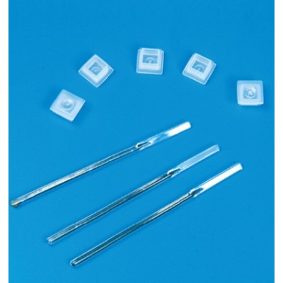 Tapes cubetes espectrofotòmetre plàstic PP 10x10 nm. Capsa 1000 unitats