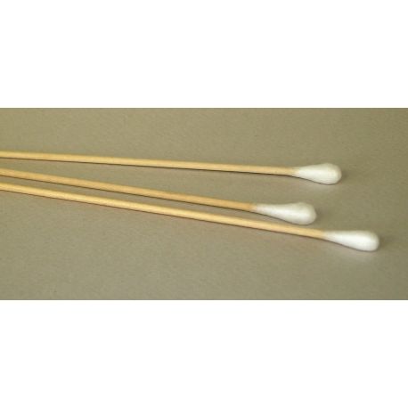 Sterile cotton tip wooden brushes. Box 1000x1 units