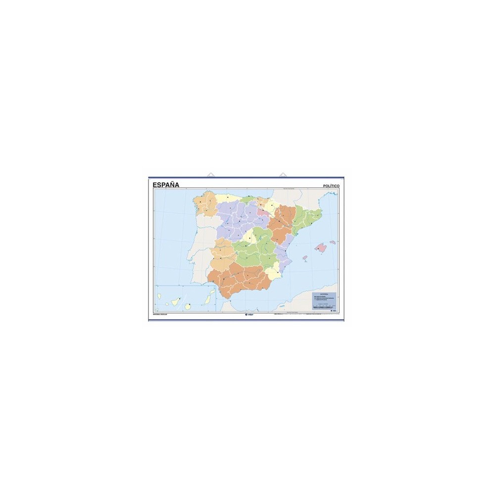 Mapa mural mut retolable 1400x1300 mm. Península ibèrica