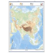 Mapa mural mut retolable 1000x1400 mm. Asia